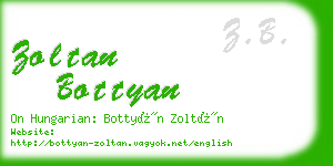 zoltan bottyan business card